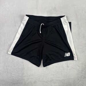 New Balance Tackle Short Black White Activewear Athletic Shorts Women's S NB Dry